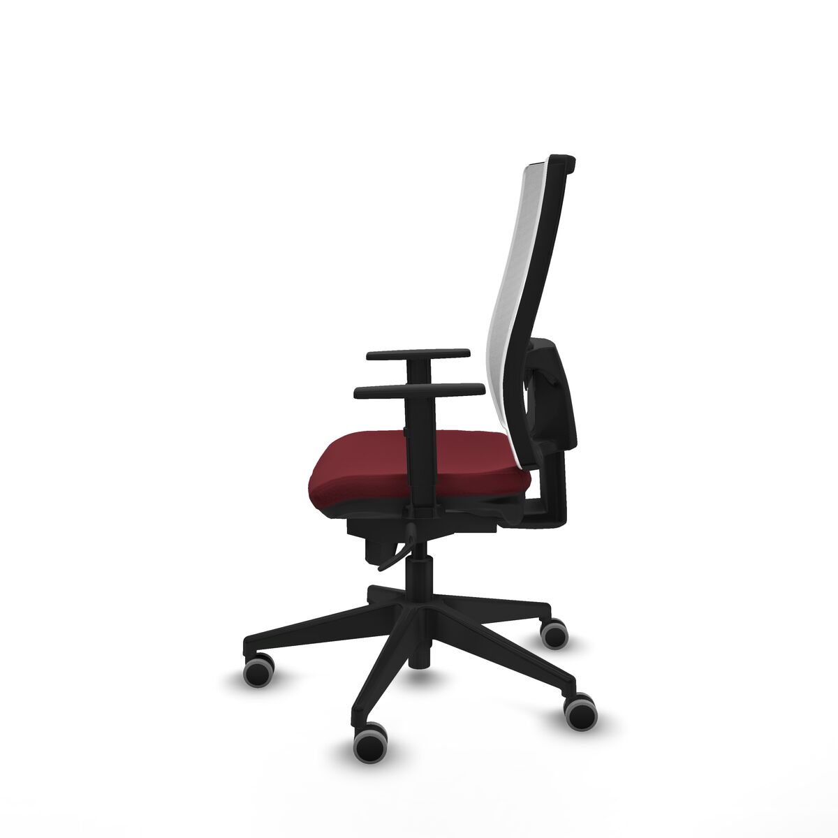 Silla de Oficina Piqueras y Crespo 1D066G0 Granate