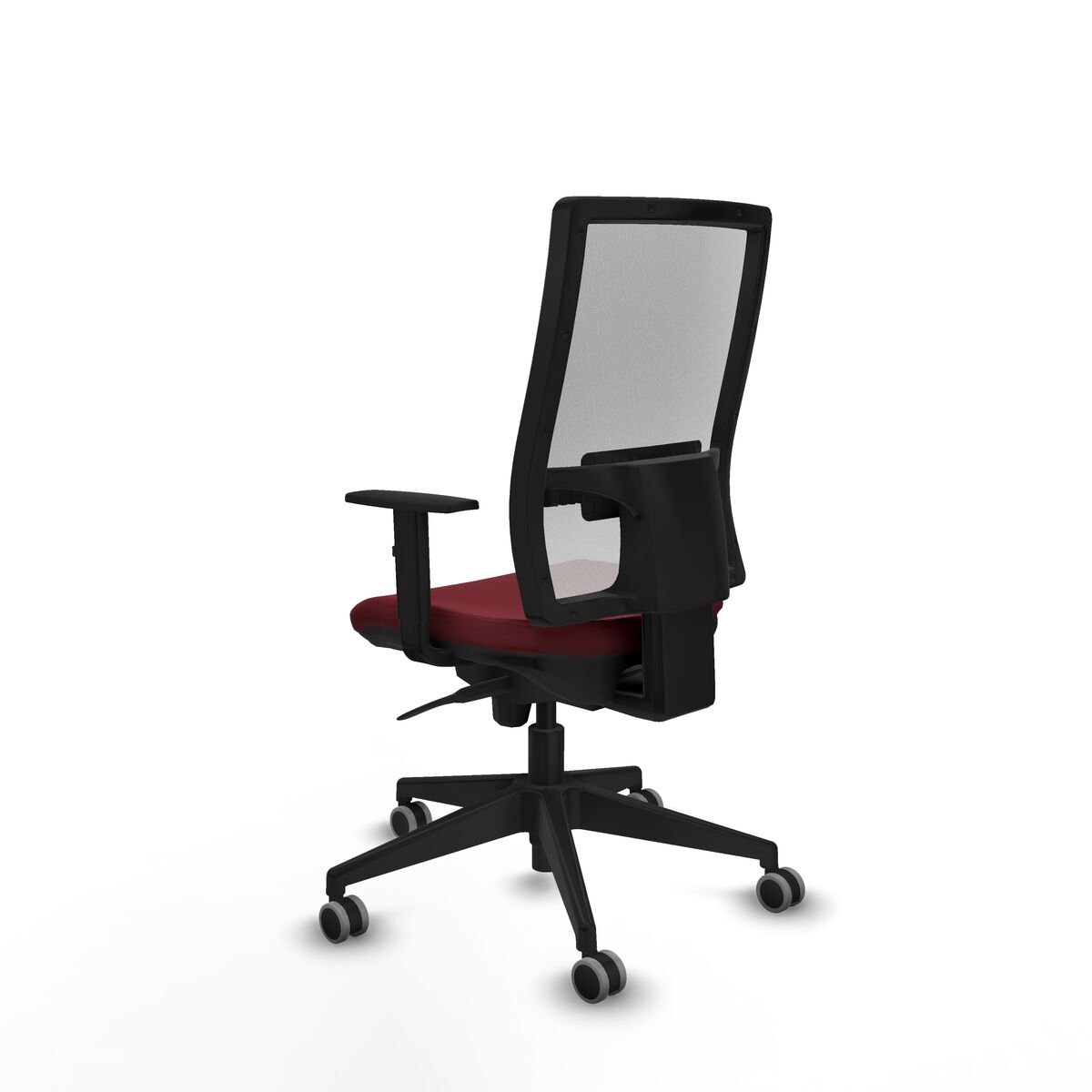 Silla de Oficina Piqueras y Crespo 1D066G0 Granate