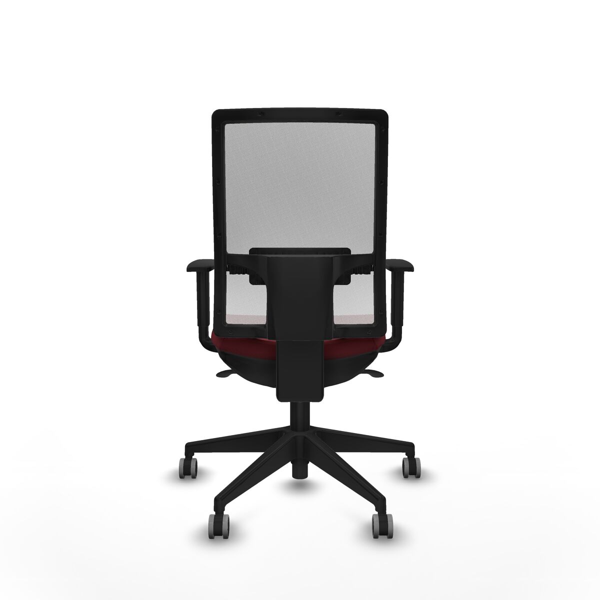 Silla de Oficina Piqueras y Crespo 1D066G0 Granate