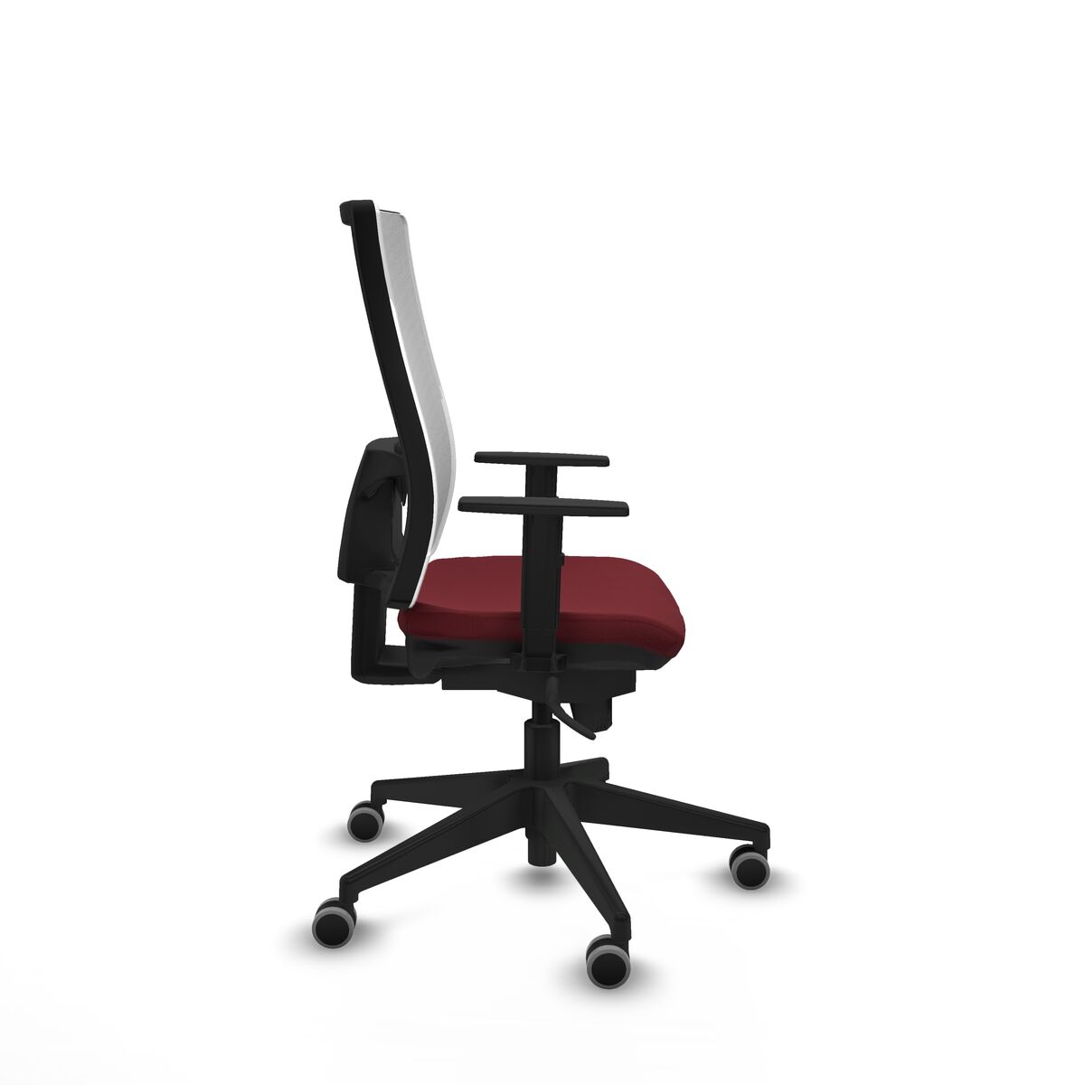 Silla de Oficina Piqueras y Crespo 1D066G0 Granate