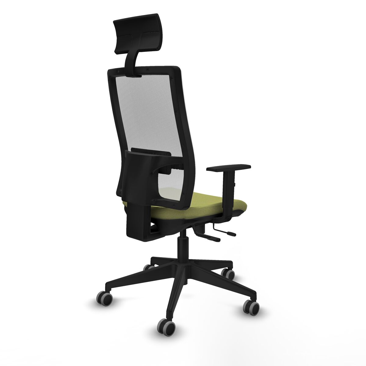 Silla de Oficina con Cabecero Piqueras y Crespo 1D066G1 Verde