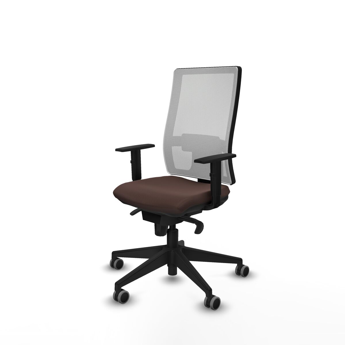 Silla de Oficina Piqueras y Crespo 1D066G0 Marrón oscuro