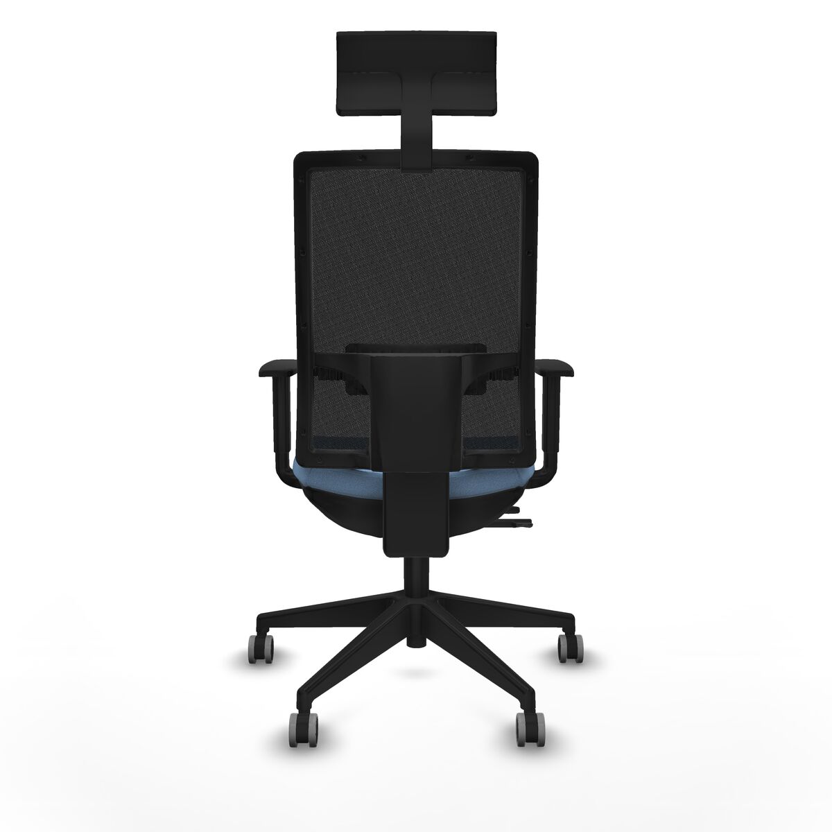 Silla de Oficina con Cabecero Piqueras y Crespo 1D066G1 Azul cielo