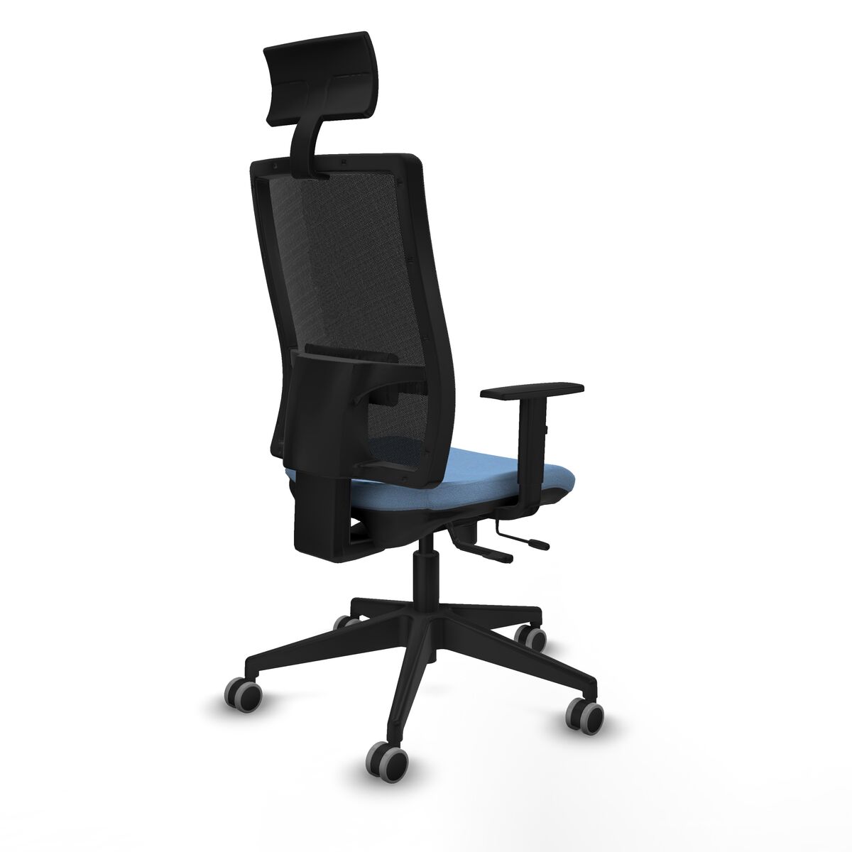 Silla de Oficina con Cabecero Piqueras y Crespo 1D066G1 Azul cielo