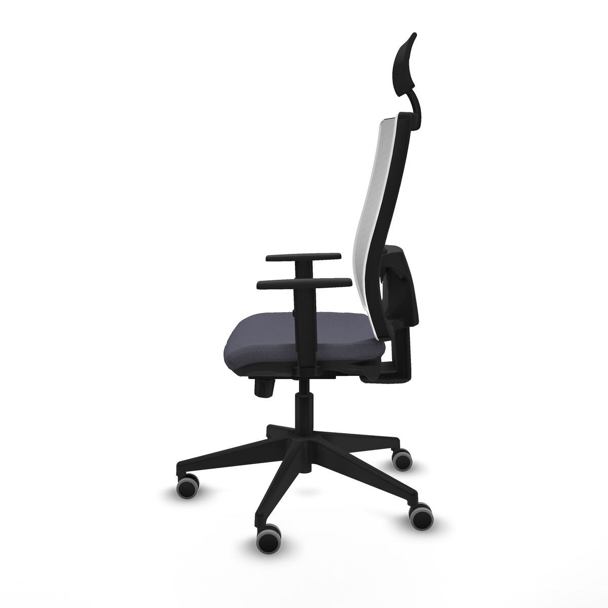 Silla de Oficina con Cabecero Piqueras y Crespo 1D066G1 Gris oscuro