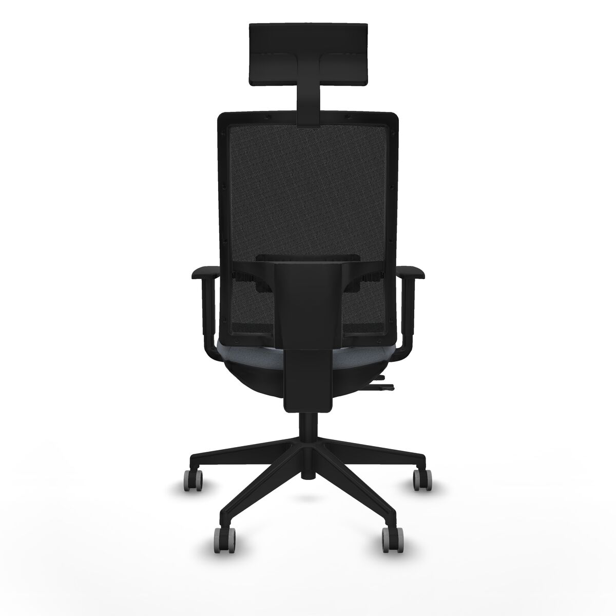 Silla de Oficina con Cabecero Piqueras y Crespo 1D066G1 Gris