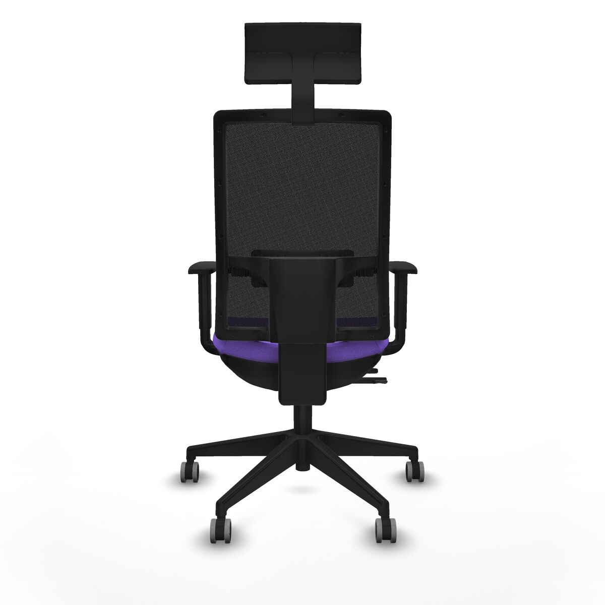 Silla de Oficina con Cabecero Piqueras y Crespo 1D066G1 Lila