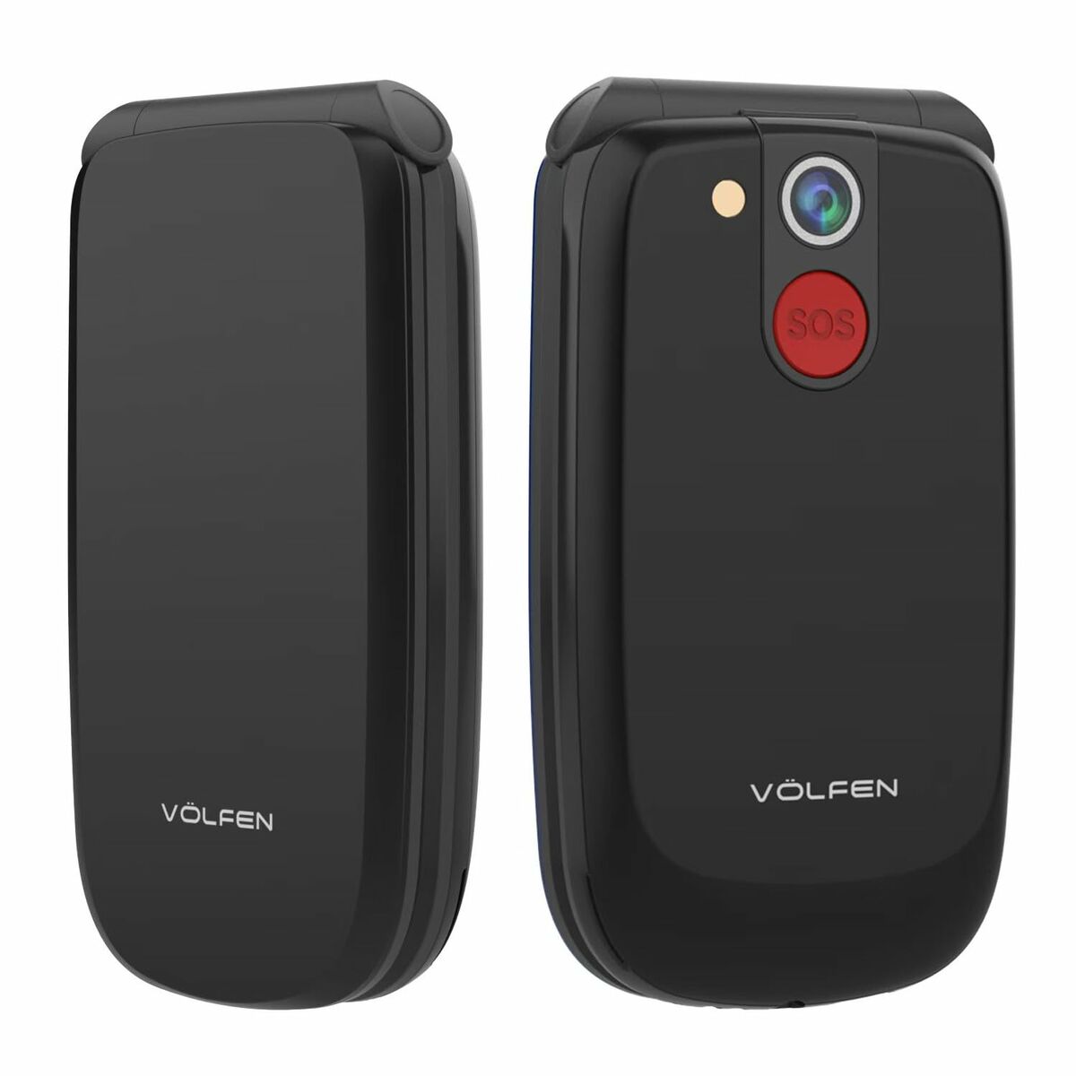 Teléfono Móvil para Mayores Volfen ASTRO FLIP Negro 48 MB 2,8" 4G