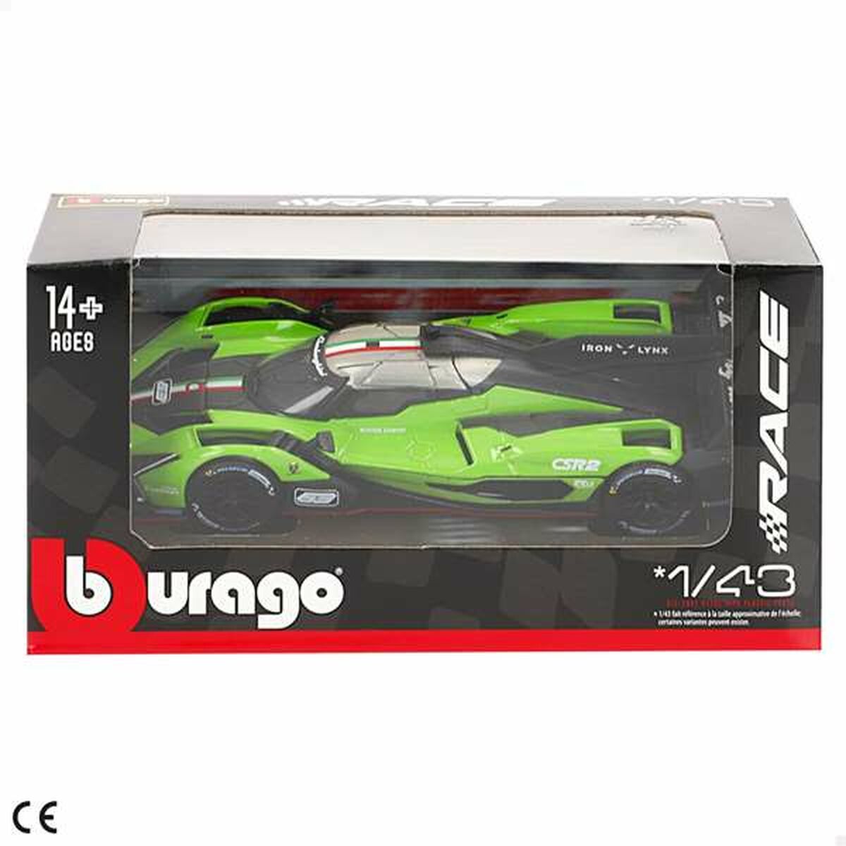 Coche Bburago Racing Series 2025 V1 1:43