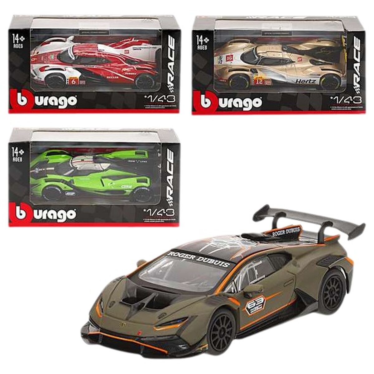 Coche Bburago Racing Series 2025 V1 1:43