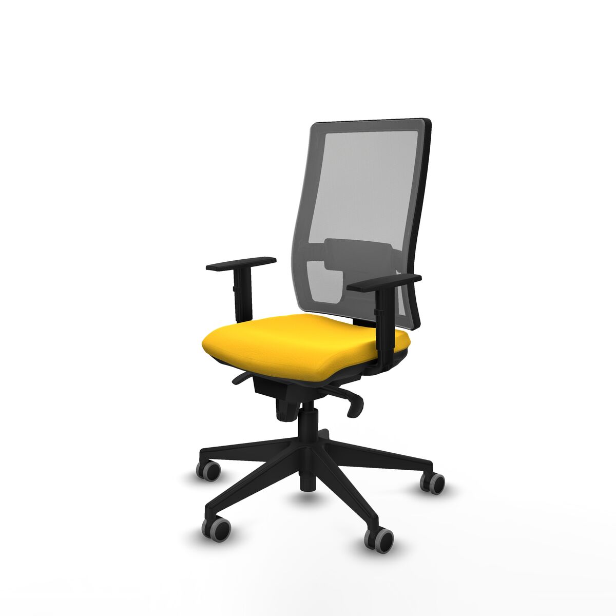 Silla de Oficina Piqueras y Crespo 1D066G0 Amarillo