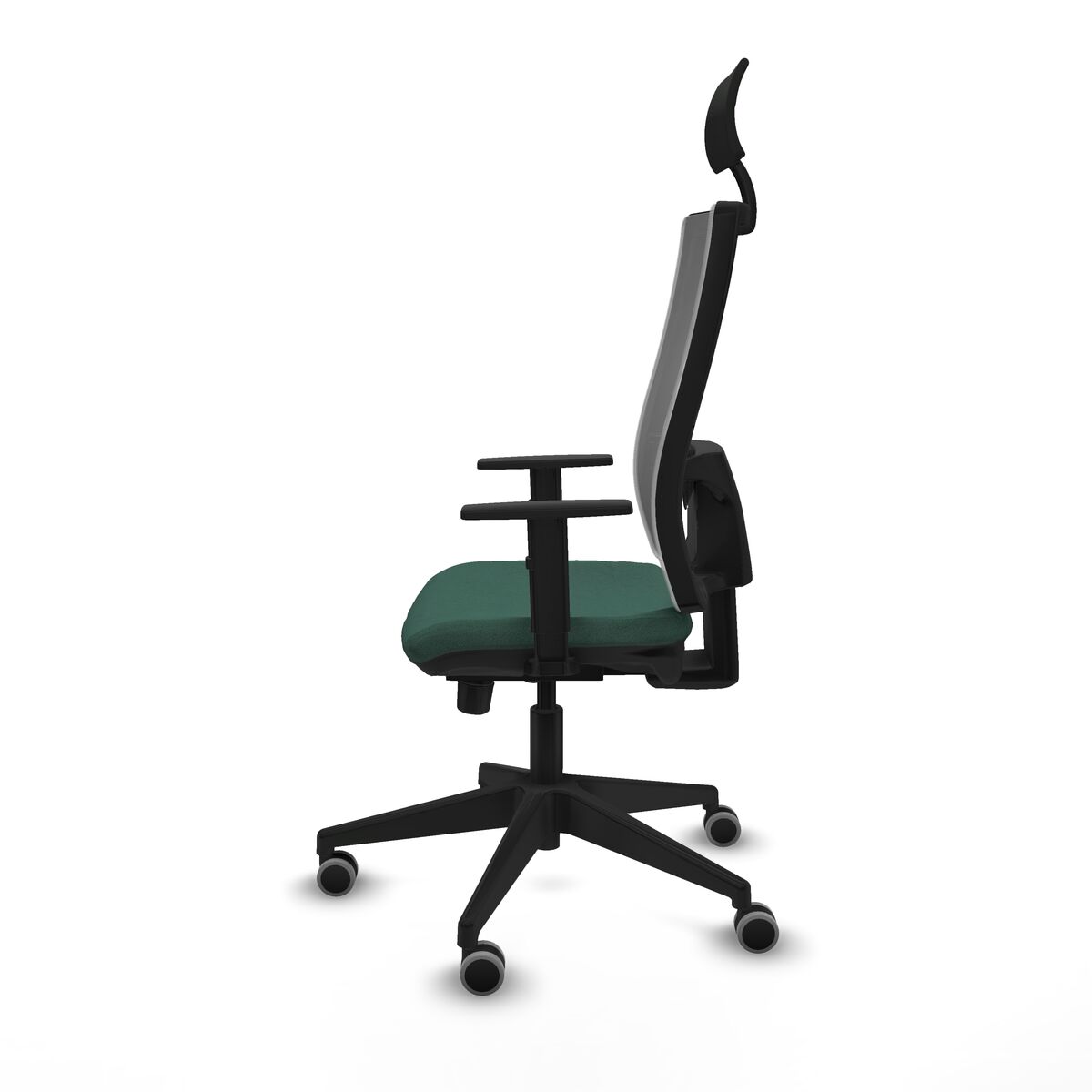 Silla de Oficina con Cabecero Piqueras y Crespo 1D066G1 Verde