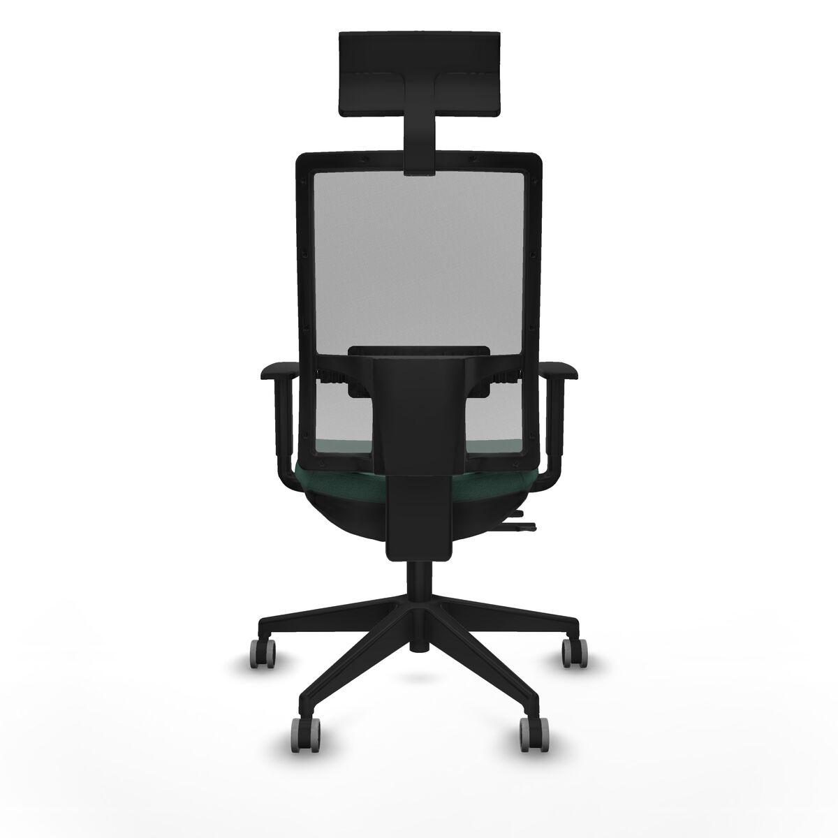 Silla de Oficina con Cabecero Piqueras y Crespo 1D066G1 Verde