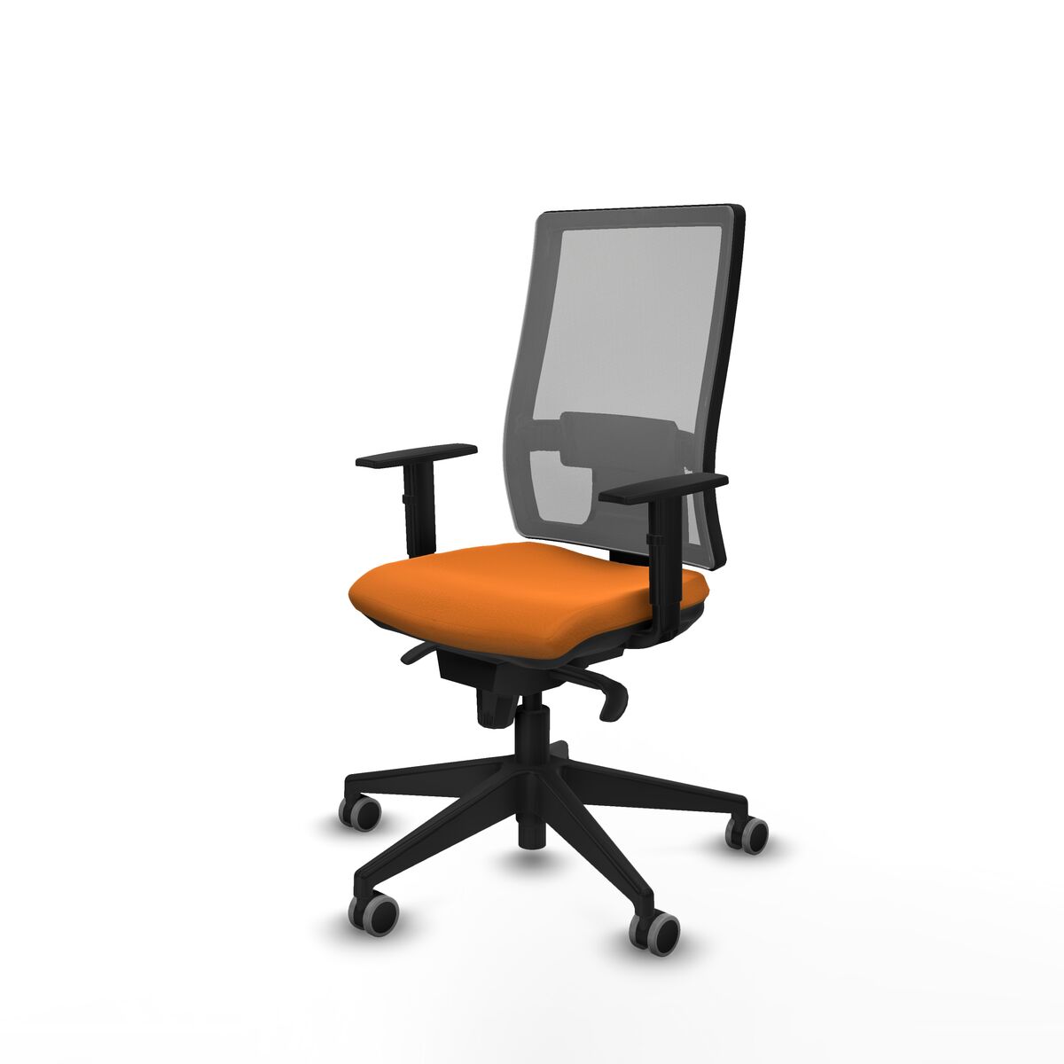 Silla de Oficina Piqueras y Crespo 1D066G0 Naranja