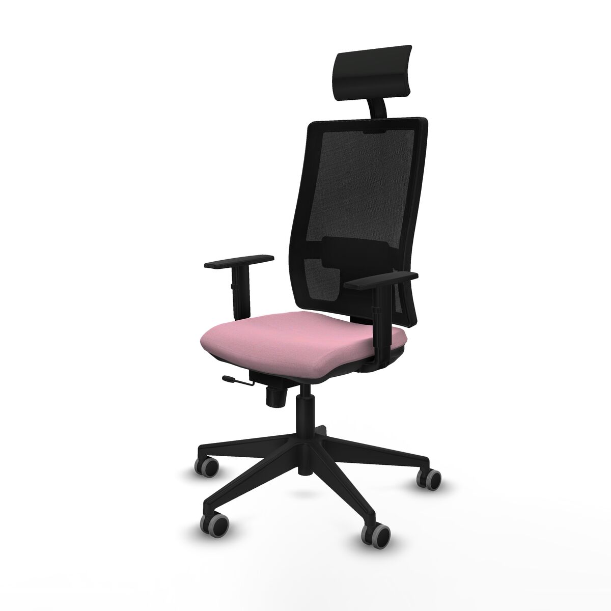 Silla de Oficina con Cabecero Piqueras y Crespo 1D066G1 Rosa