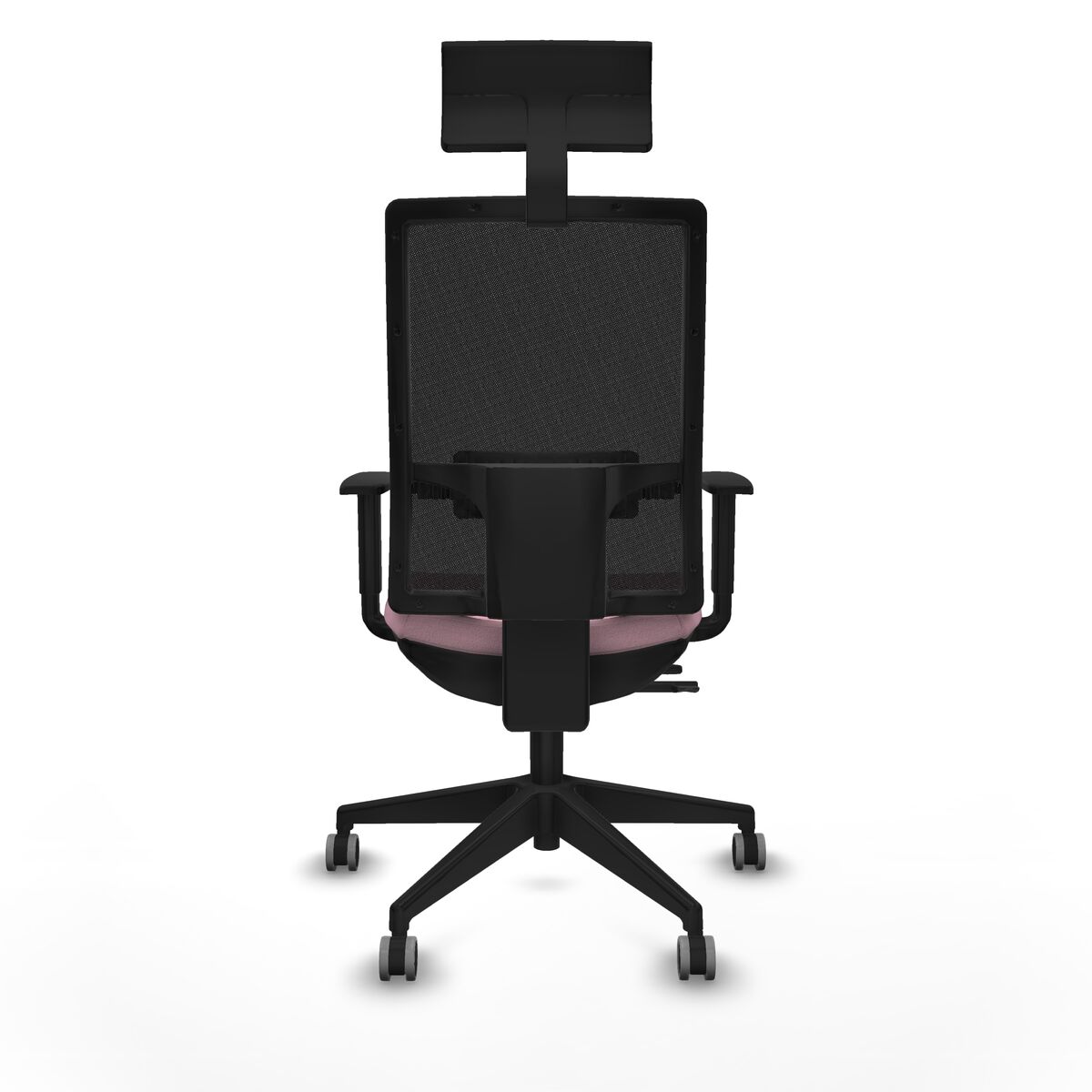 Silla de Oficina con Cabecero Piqueras y Crespo 1D066G1 Rosa