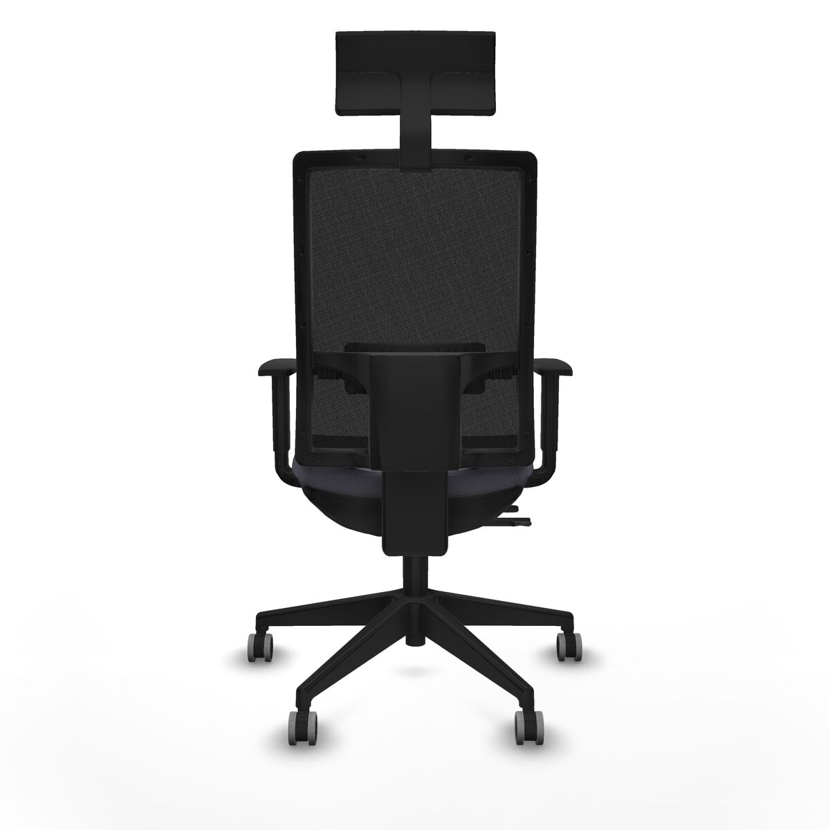 Silla de Oficina con Cabecero Piqueras y Crespo 1D066G1 Gris oscuro