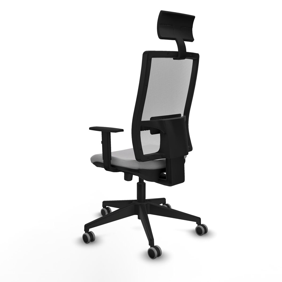 Silla de Oficina con Cabecero Piqueras y Crespo 1D066G1 Gris claro