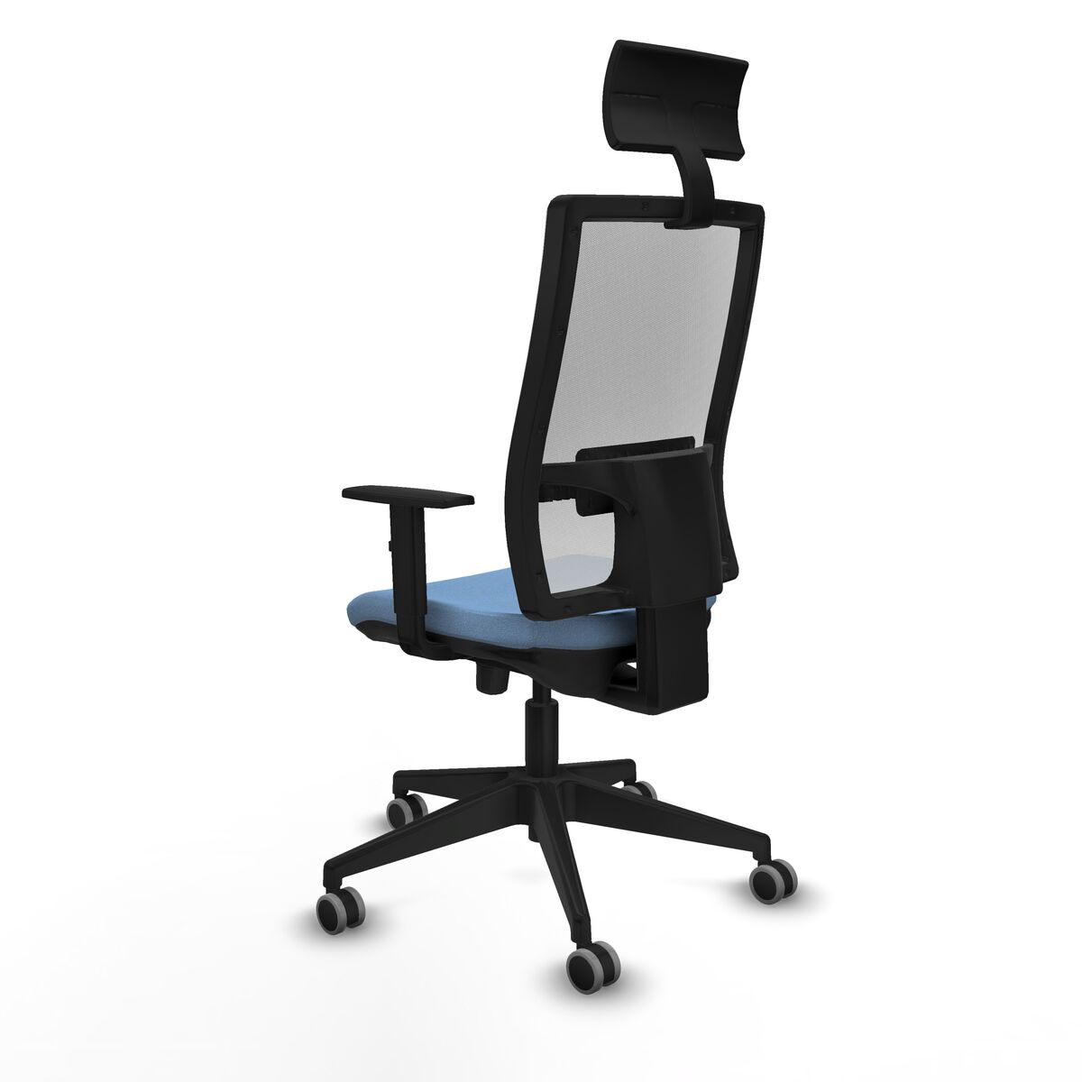 Silla de Oficina con Cabecero Piqueras y Crespo 1D066G1 Azul cielo