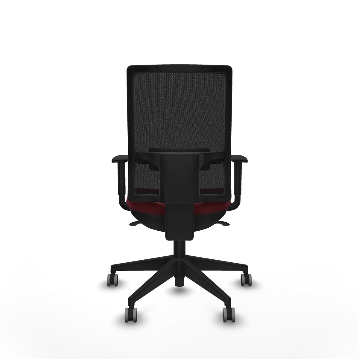 Silla de Oficina Piqueras y Crespo 1D066G0 Granate