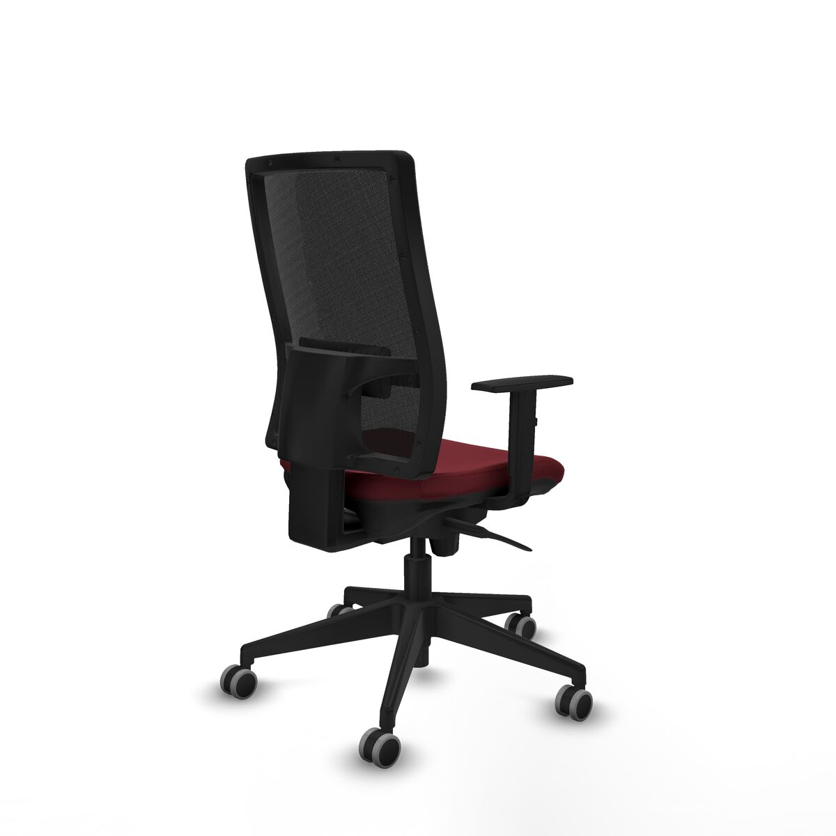 Silla de Oficina Piqueras y Crespo 1D066G0 Granate