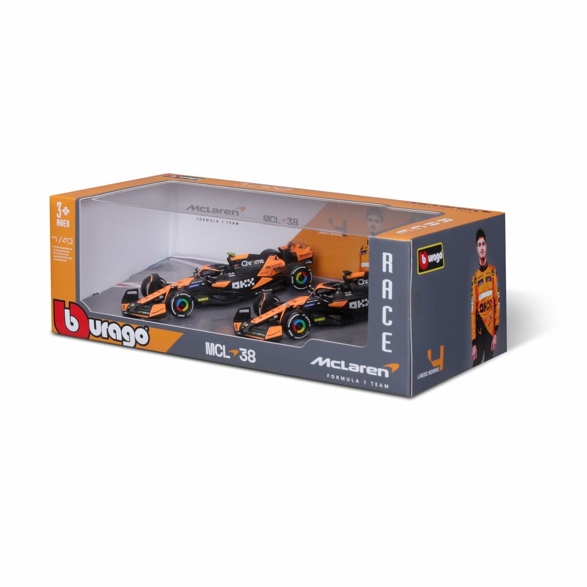 Set 2 Coches McLaren F1 1:43