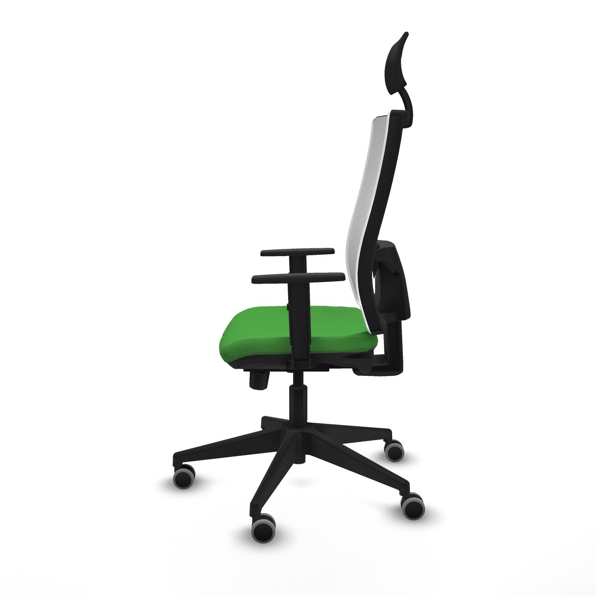 Silla de Oficina con Cabecero Piqueras y Crespo 1D066G1 Verde
