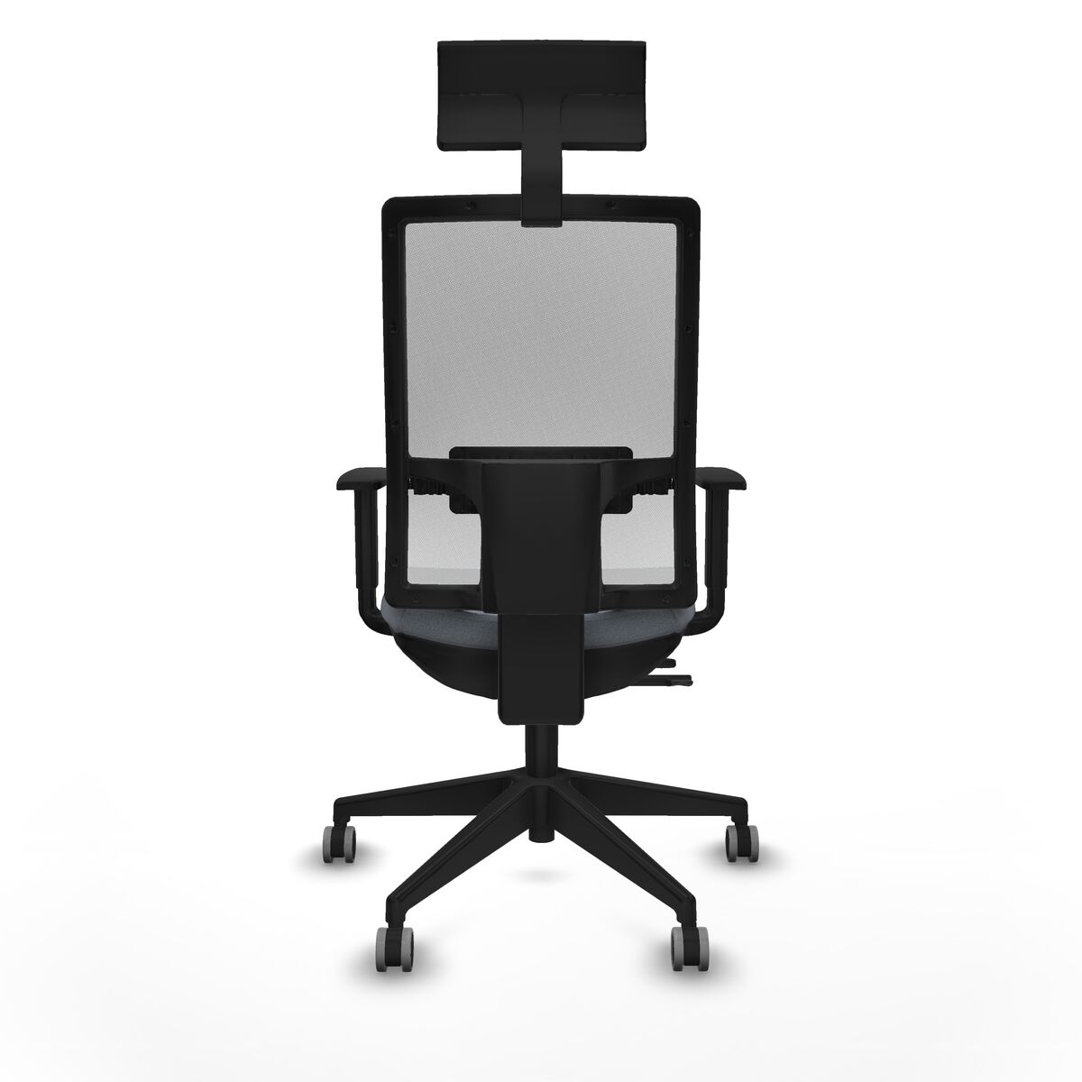 Silla de Oficina con Cabecero Piqueras y Crespo 1D066G1 Gris