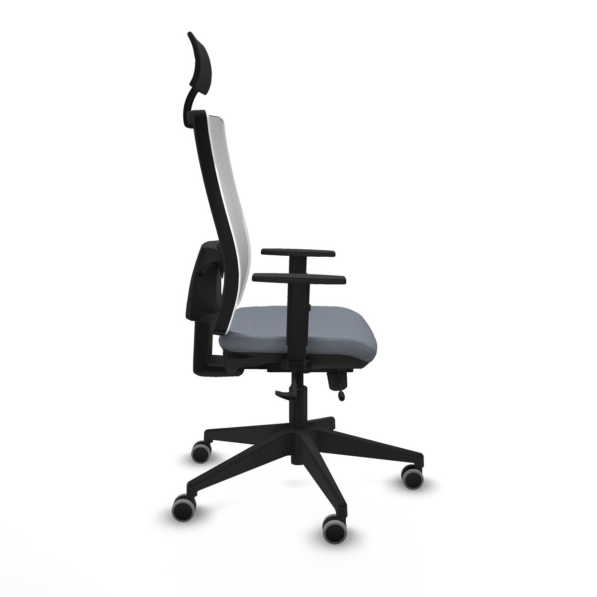 Silla de Oficina con Cabecero Piqueras y Crespo 1D066G1 Gris