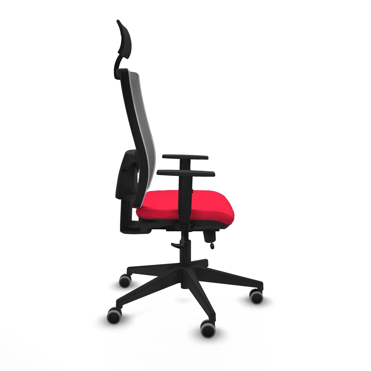 Silla de Oficina con Cabecero Piqueras y Crespo 1D066G1 Rojo