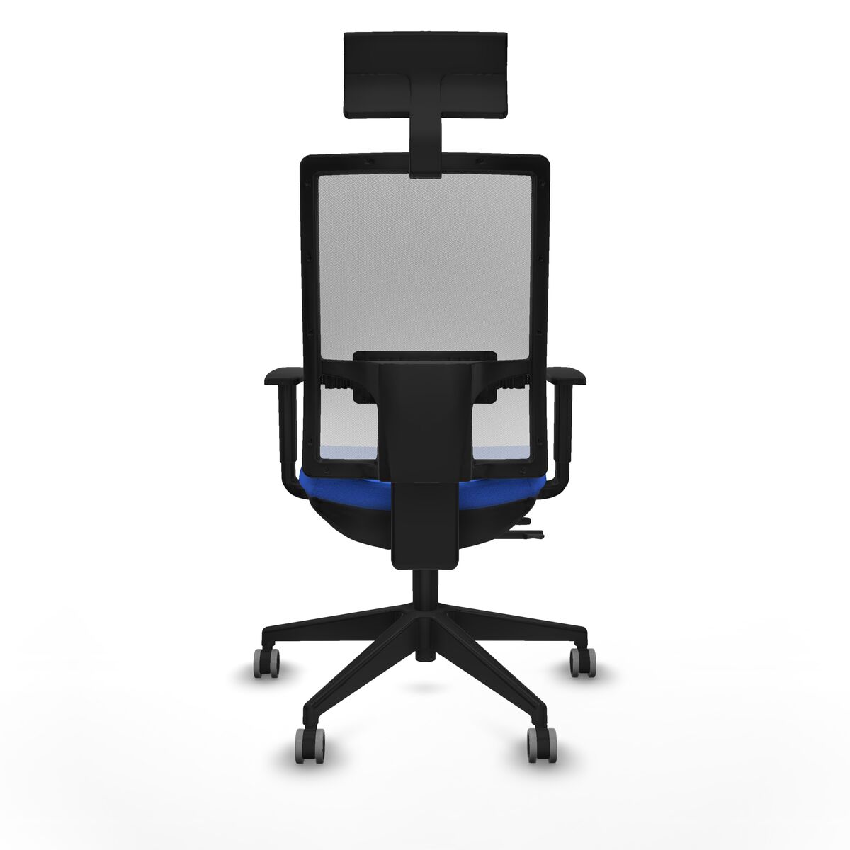 Silla de Oficina con Cabecero Piqueras y Crespo 1D066G1 Azul