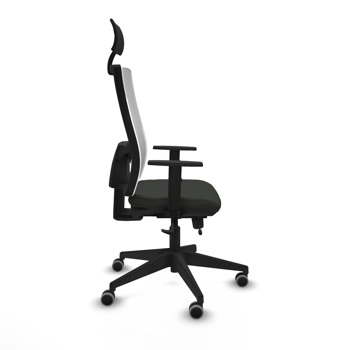 Silla de Oficina con Cabecero Piqueras y Crespo 1D066G1 Negro