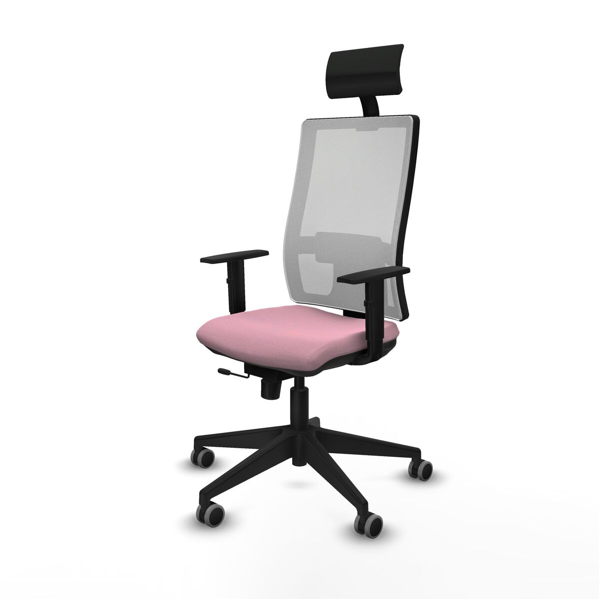 Silla de Oficina con Cabecero Piqueras y Crespo 1D066G1 Rosa
