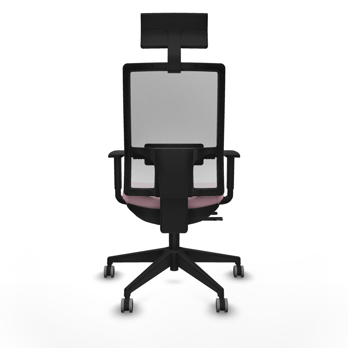 Silla de Oficina con Cabecero Piqueras y Crespo 1D066G1 Rosa