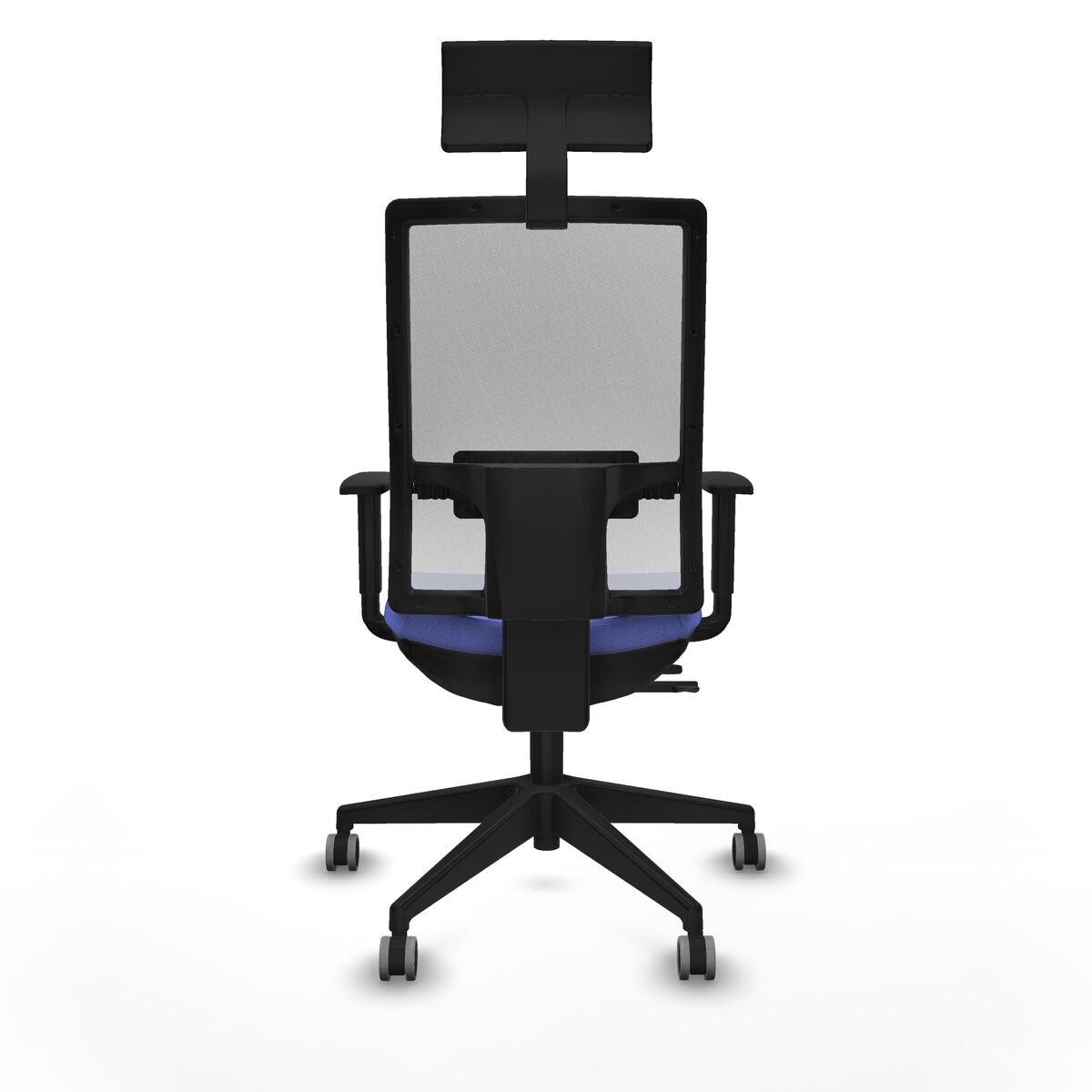 Silla de Oficina con Cabecero Piqueras y Crespo 1D066G1 Azul claro