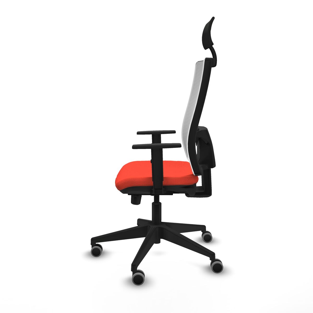 Silla de Oficina con Cabecero Piqueras y Crespo 1D066G1 Naranja Oscuro