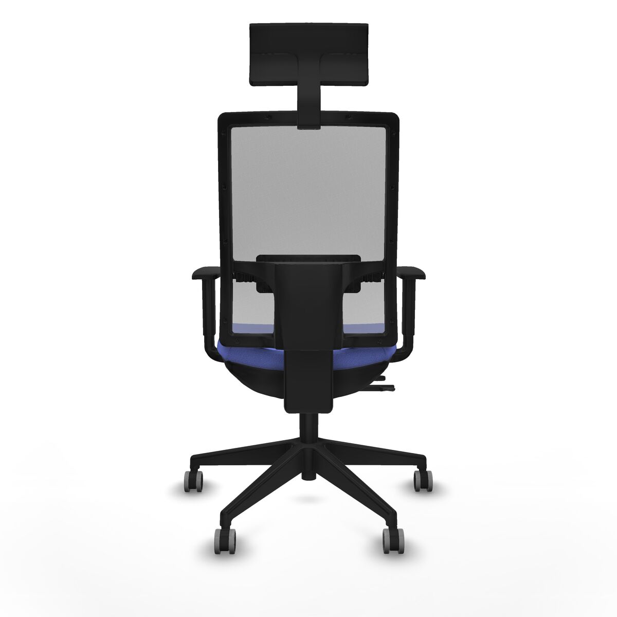 Silla de Oficina con Cabecero Piqueras y Crespo 1D066G1 Azul claro