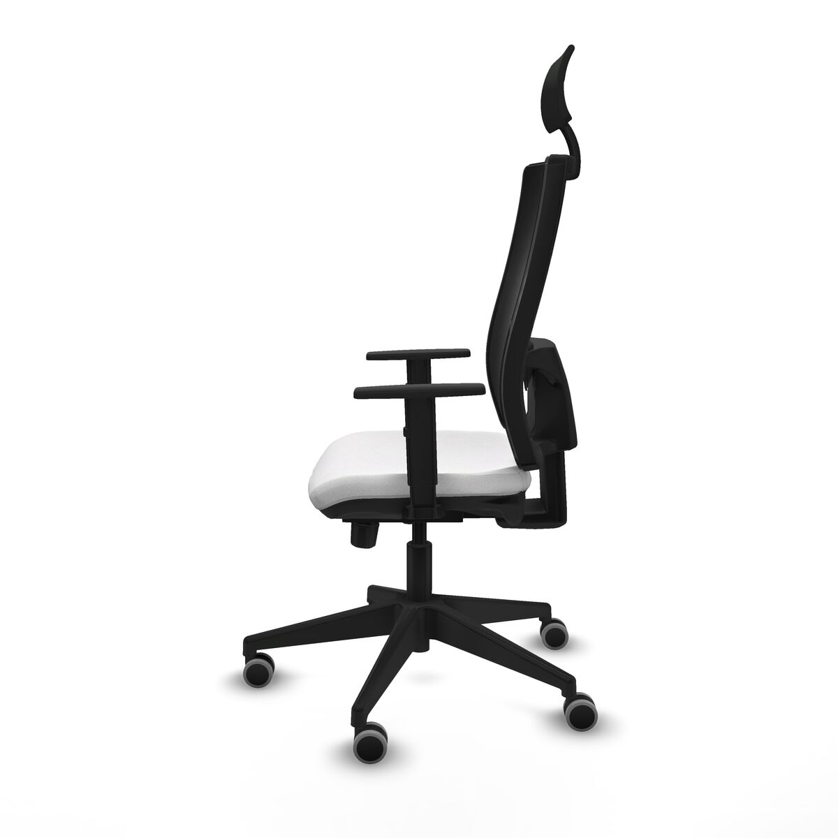 Silla de Oficina con Cabecero Piqueras y Crespo 1D066G1 Blanco