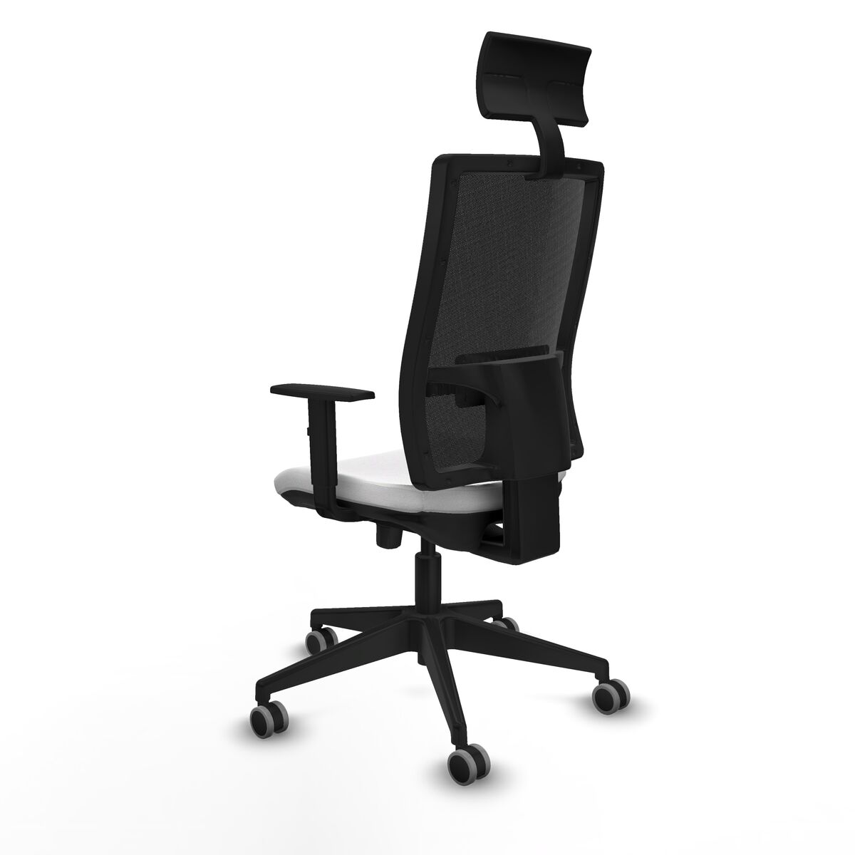 Silla de Oficina con Cabecero Piqueras y Crespo 1D066G1 Blanco