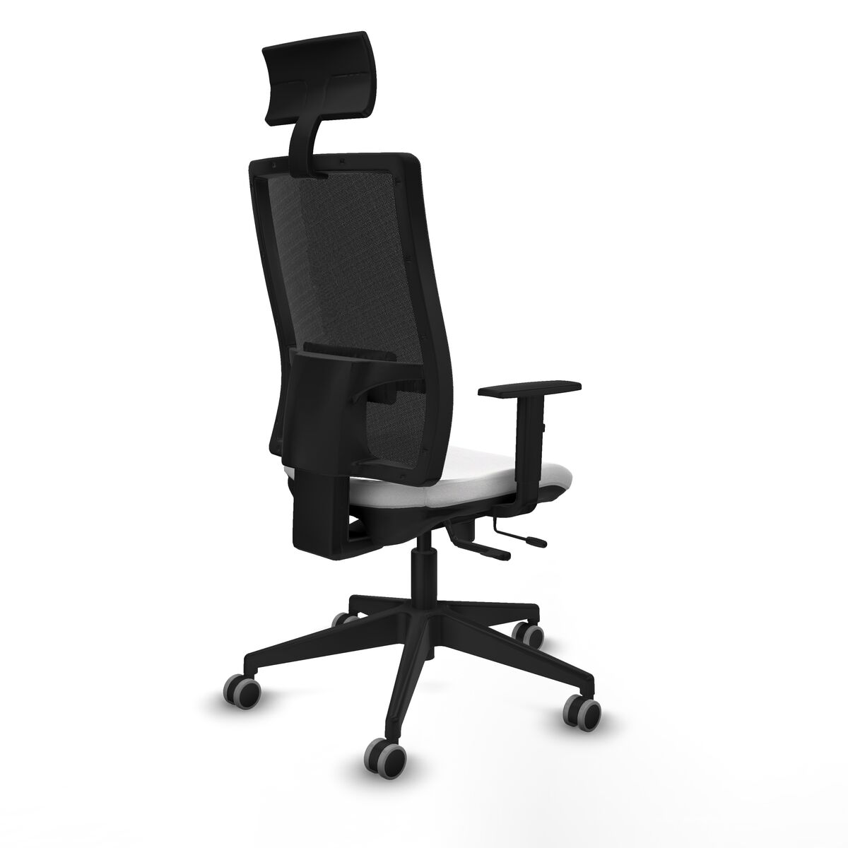 Silla de Oficina con Cabecero Piqueras y Crespo 1D066G1 Blanco