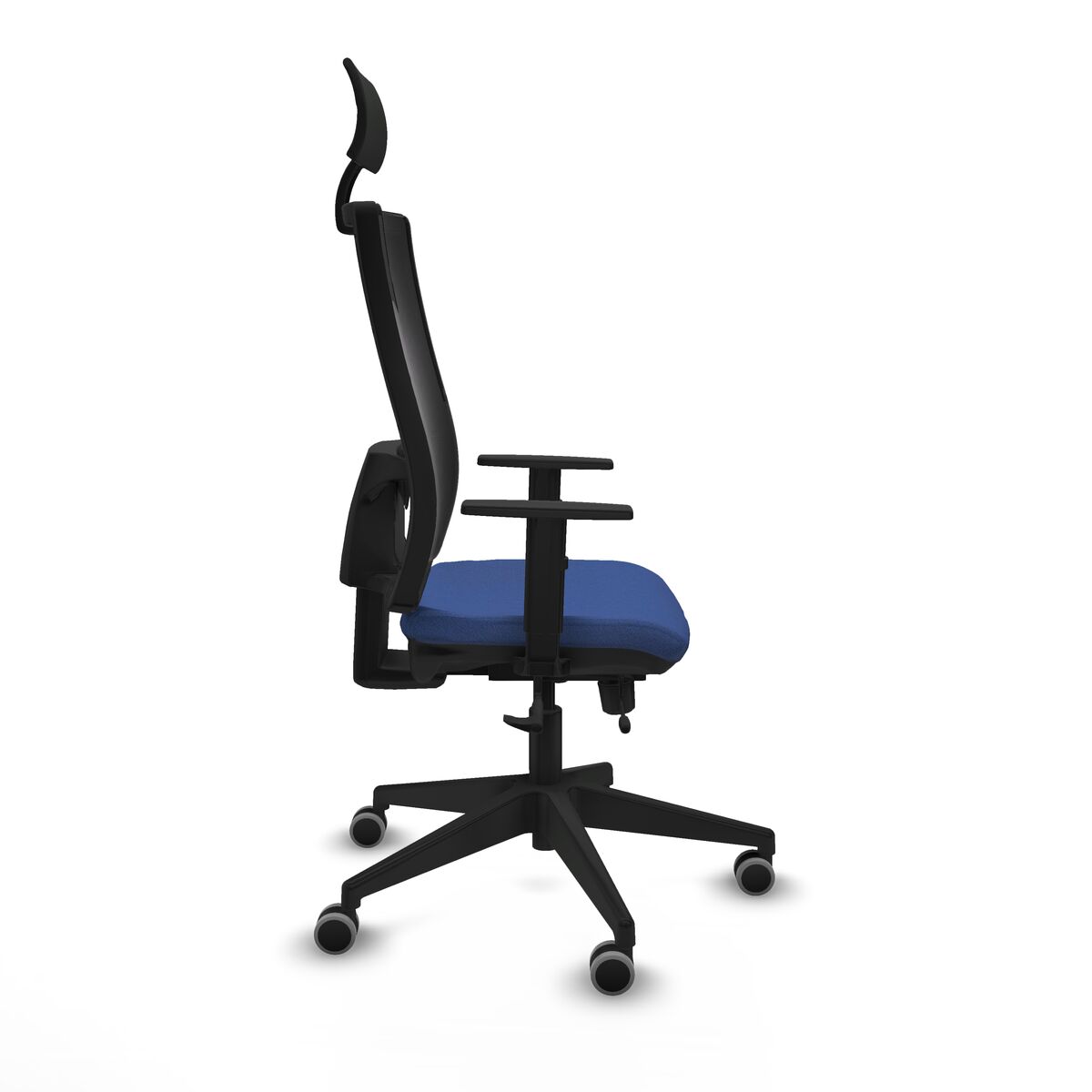 Silla de Oficina con Cabecero Piqueras y Crespo 1D066G1 Azul marino