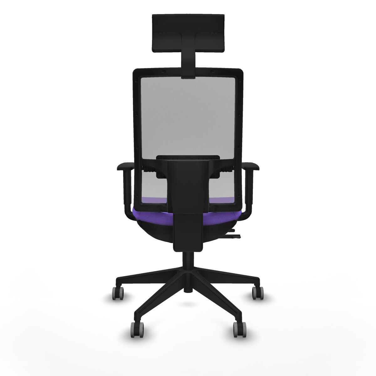 Silla de Oficina con Cabecero Piqueras y Crespo 1D066G1 Lila