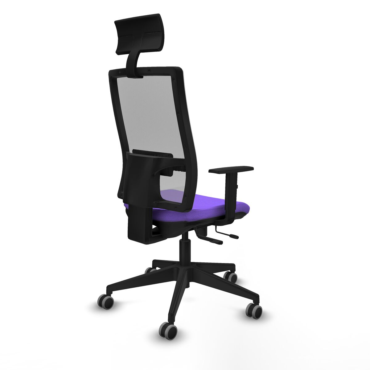 Silla de Oficina con Cabecero Piqueras y Crespo 1D066G1 Lila