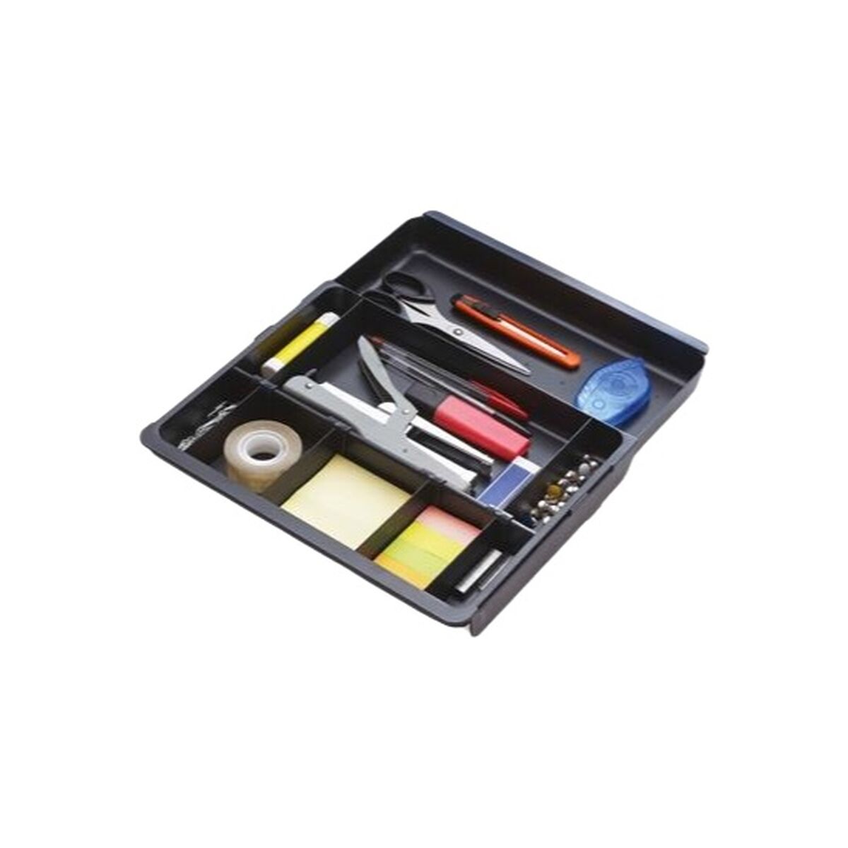 Organizador de Cajones Exacompta DRAWINSERT 24,6 x 29,8 x 3,6 cm Plástico Negro (6 Unidades)