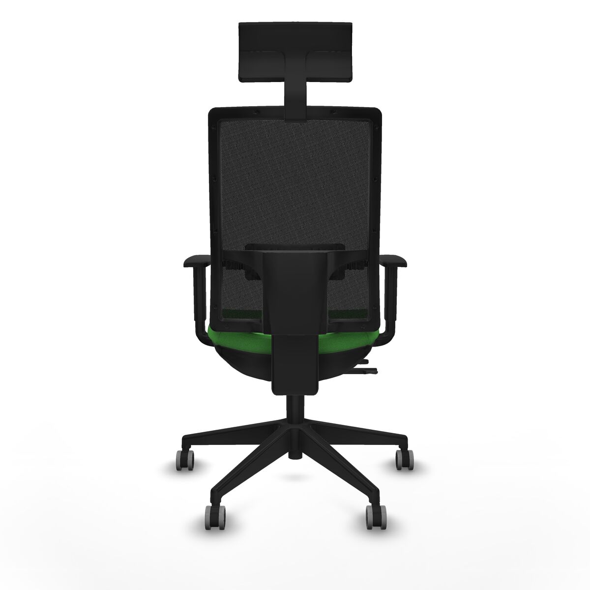 Silla de Oficina con Cabecero Piqueras y Crespo 1D066G1 Verde