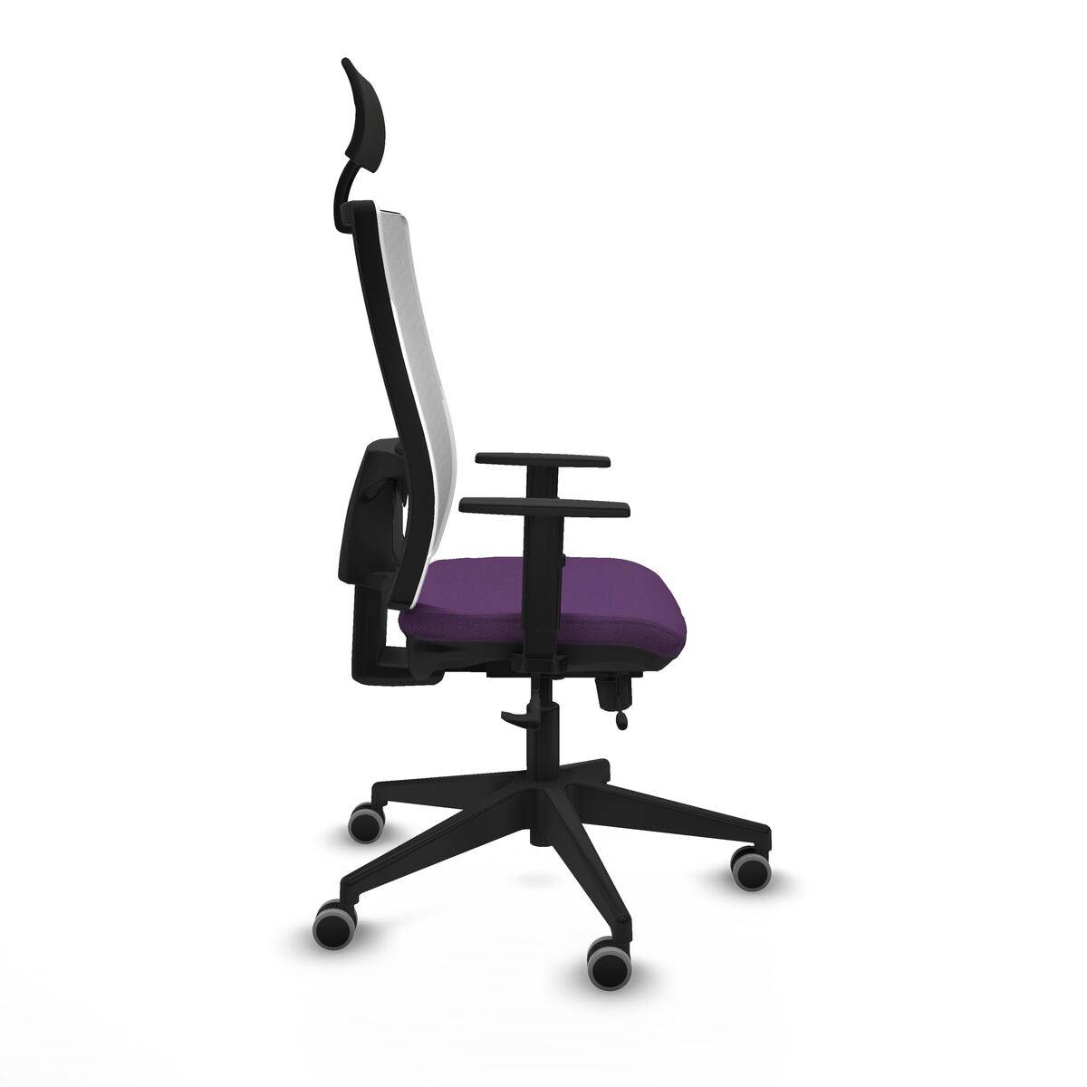 Silla de Oficina con Cabecero Piqueras y Crespo 1D066G1 Morado