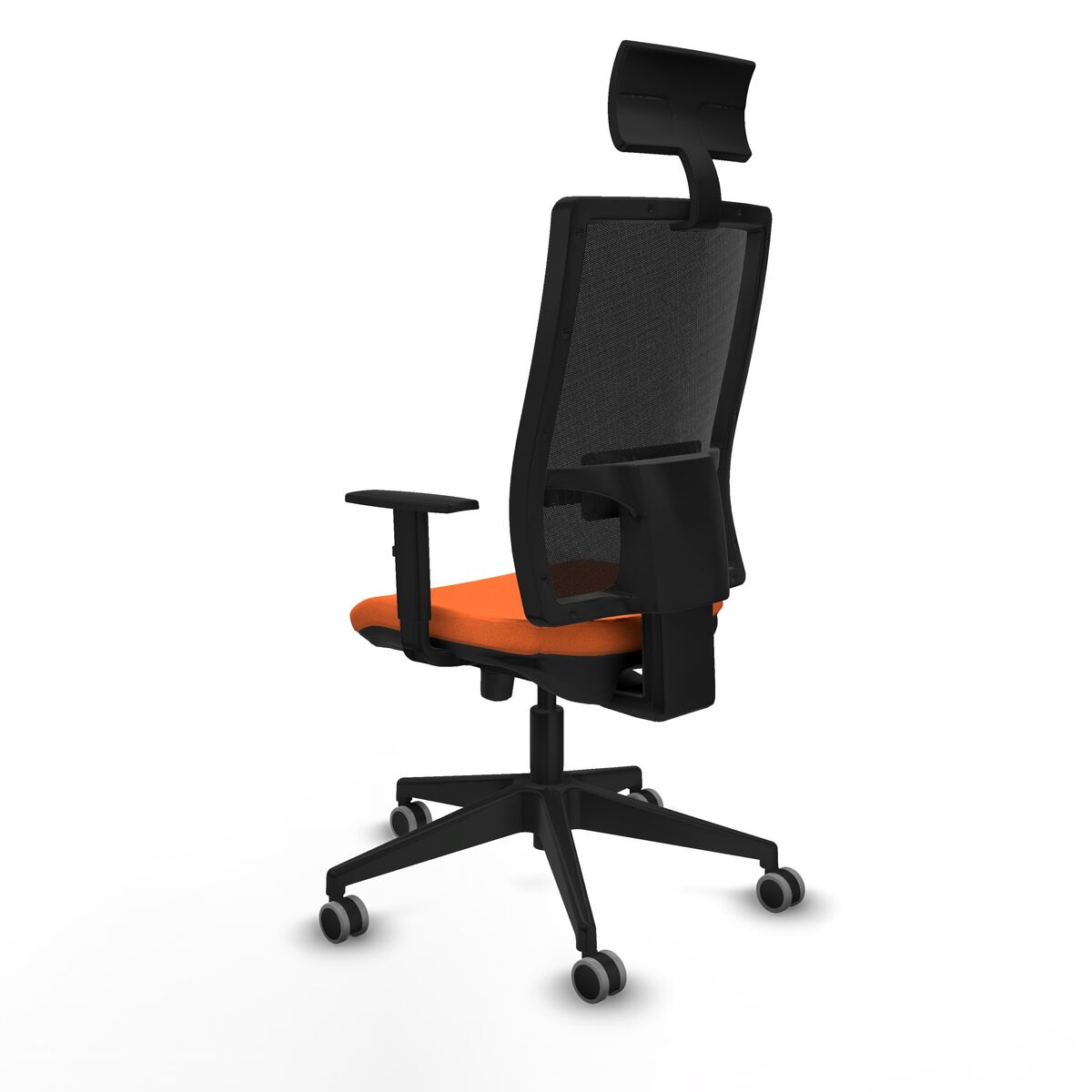 Silla de Oficina con Cabecero Piqueras y Crespo 1D066G1 Naranja