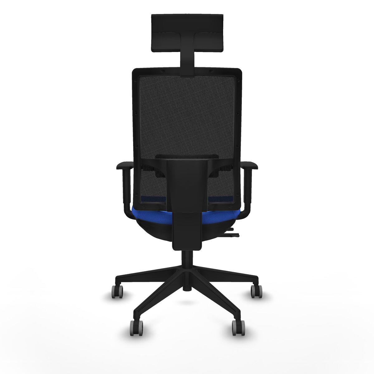 Silla de Oficina con Cabecero Piqueras y Crespo 1D066G1 Azul