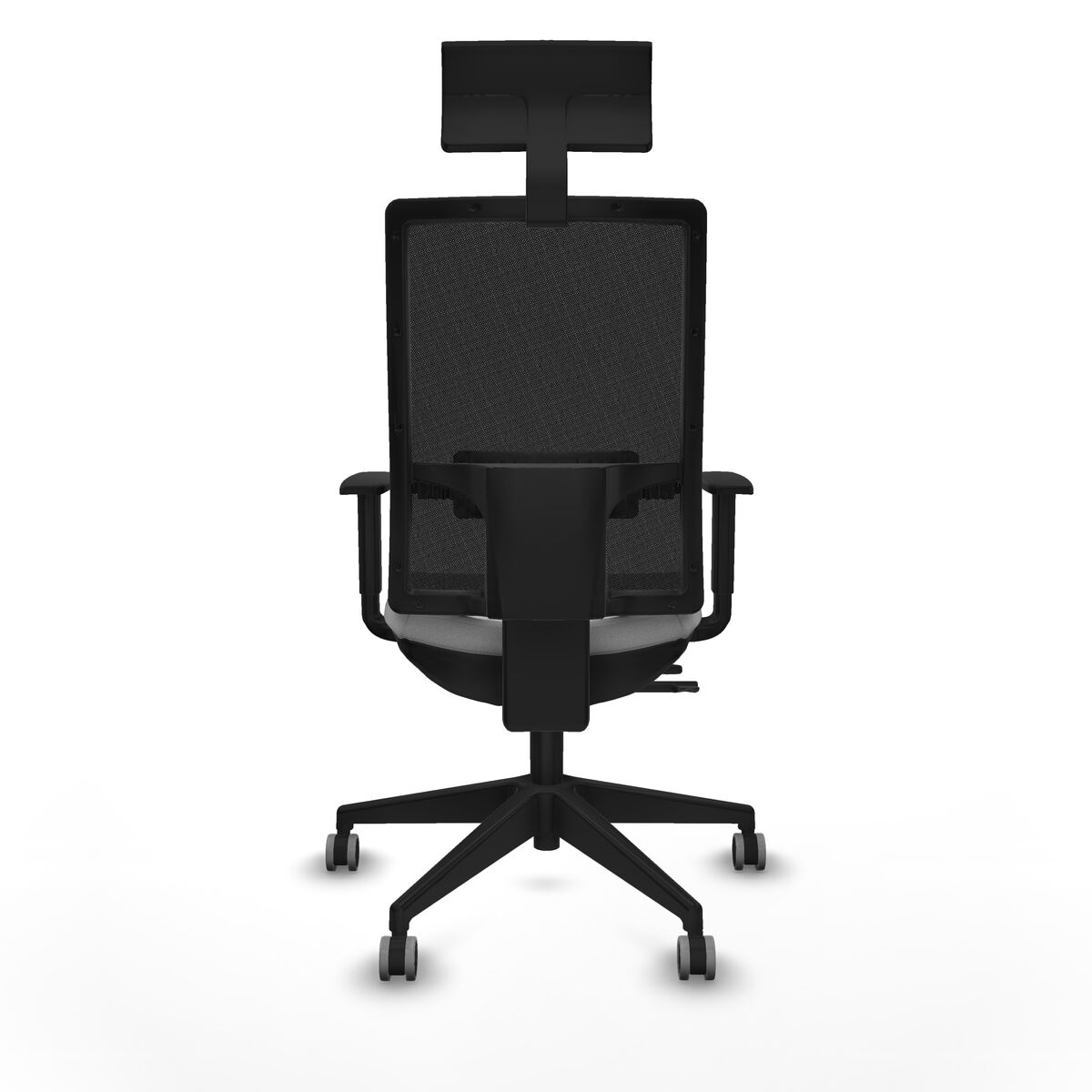 Silla de Oficina con Cabecero Piqueras y Crespo 1D066G1 Gris claro