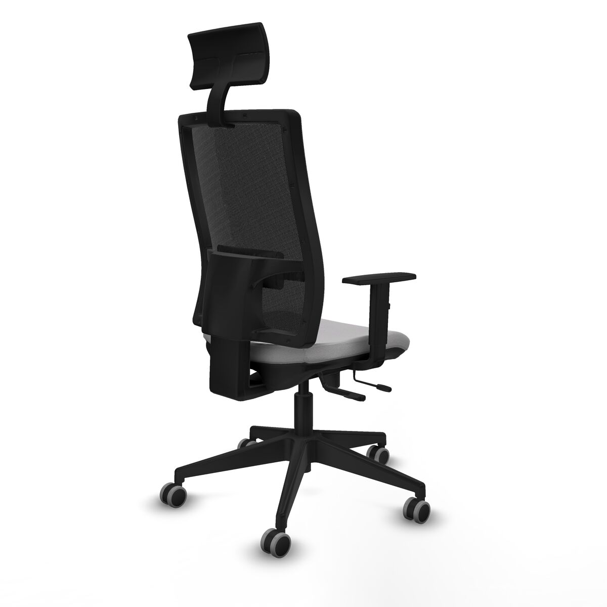 Silla de Oficina con Cabecero Piqueras y Crespo 1D066G1 Gris claro